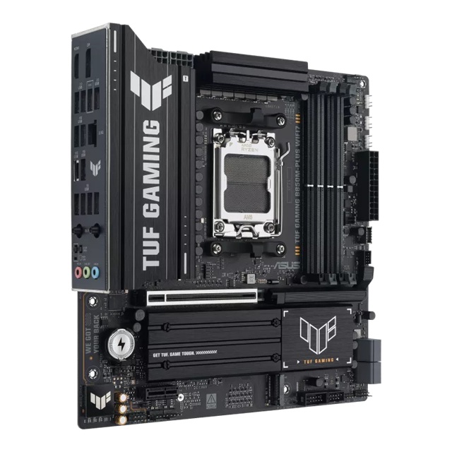 ASUS TUF GAMING B850M-PLUS WIFI7 (AM5) micro-ATX Motherboard, 4DDR5 256GB,PCIe5.0,M.2x3,WiFi7,BT5.4,2.5GbE,USB20G,DP,HDMI,mATX,3yr wty image 3