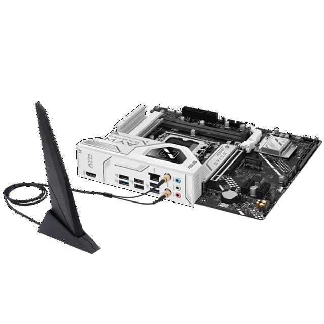 ASUS B860M AYW GAMING WIFI Micro-ATX Motherboard Up to 128GB DDR5 (2x Slots), 1 x PCIe 4.0,  2 x M.2 slots, WiFi 6, image 3