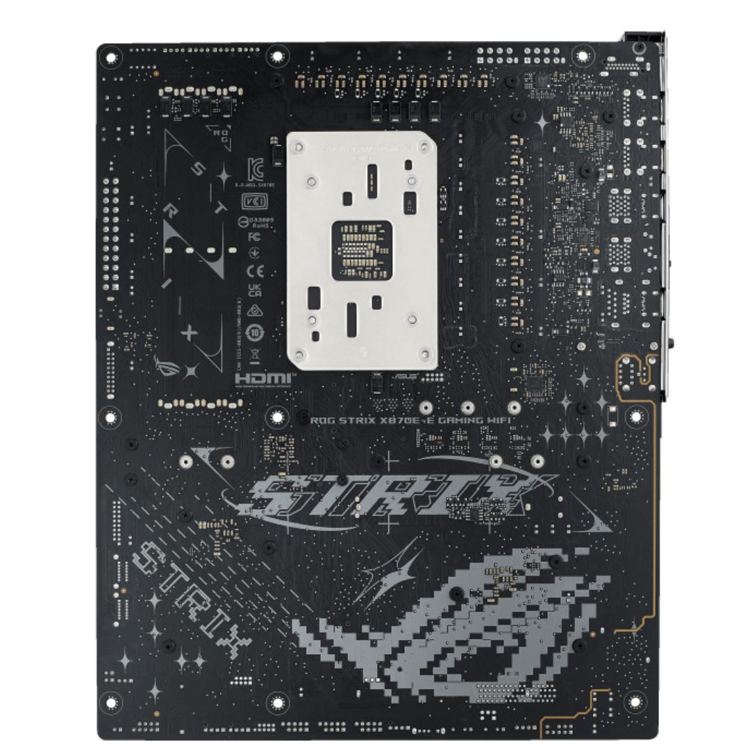 ASUS AMD ROG STRIX X870E-E GAMING WIFI (AM5) ATX Motherboard, DDR5 256GB, PCIe 5.0, 5× M.2, Wi-Fi 7, 5GbE image 3