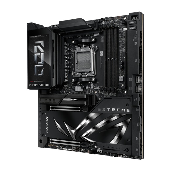 ASUS AMD ROG CROSSHAIR X870E EXTREME (AM5) E-ATX Motherboard, DDR5 256GB, PCIe 5.0, 5x M.2, 10GbE + 5GbE LAN, Wi-Fi 7, USB4, 2x PCIe 5.0 x16, 4x SATA image 2