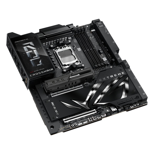 ASUS AMD ROG CROSSHAIR X870E EXTREME (AM5) E-ATX Motherboard, DDR5 256GB, PCIe 5.0, 5x M.2, 10GbE + 5GbE LAN, Wi-Fi 7, USB4, 2x PCIe 5.0 x16, 4x SATA image 3