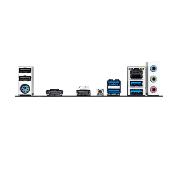 Gigabyte B550M H ARGB Micro-ATX AMD B550 motherboard with AM4 support, PCIe 4.0, DDR4 up to 5100MHz OC, HDMI 2.1, DP 1.4, M.2, and Gigabit LAN image 4
