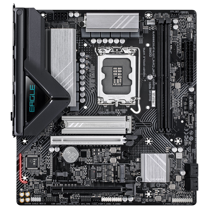 Gigabyte M/B B860M EAGLE WIFI6 1.0, Intel ® B860, 2 x DDR5 up to 128 GB, 1x HDMI, 2 x PCI Express x16, 2 x M.2, 4 x SATA, 5x USB 3.2 image 2