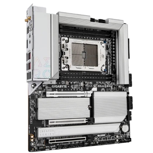 (LS) Gigabyte TRX50 AERO D AMD Ryzen Motherboard 4x DDR5~256GB,2x PCIe x16 slots, 4x M.2, 8x SATA 6Gb/s connectors, 11x USB 3.2, 4x USB2.0, 2x image 3