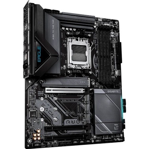 Gigabyte X870E EAGLE WIFI7 AM5 ATX, Ryzen 9000/8000/7000, 4×DDR5 256GB, PCIe 5.0 M.2, USB4, Wi-Fi 7, 5GbE LAN, ALC1220, HDMI, Q-Flash Plus image 3