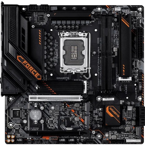 Gigabyte Z890M FORCE DUO X WIFI7 MB Intel LGA 1851 ATX Motherboard, 4x DDR5 ~256GB, 3x PCI-E x16, 4x M.2, 4x SATA,  5x USB 3.2, 1x USB-C, 4x USB 2.0 image 2
