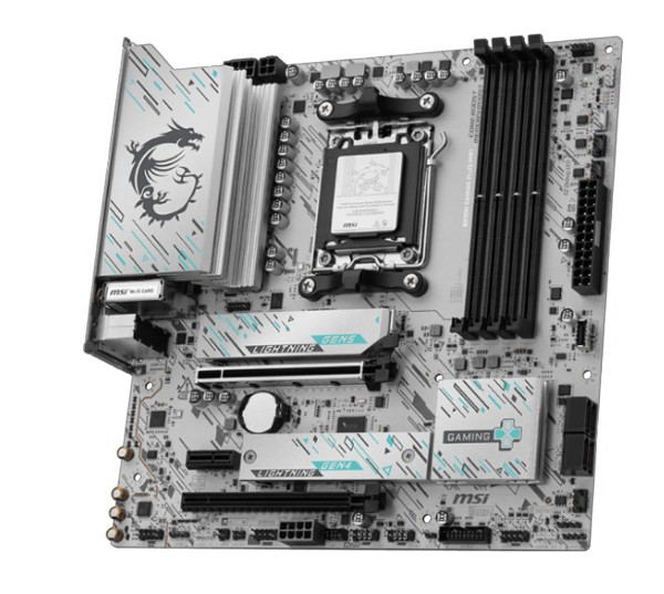 MSI B850M GAMING PLUS WIFI, AMD AM5, 4 x DDR5 up to 256 GB, 1 x HDMI, 2 x PCI Express x16, 2 x M.2, 4x USB 2.0, Wi-Fi 7 image 3