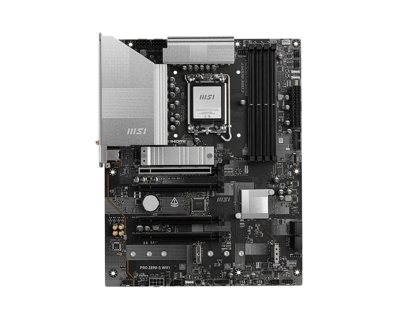 MSI PRO Z890-S WIFI, INTEL Z890, 4x DDR5 256GB, 1x HDMI, 4x PCI-E x16 slot, 3x M.2, 4x SATA, 4x USB 2.0, Intel® Wi-Fi 7 image 2
