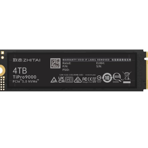 YMTC ZhiTai TiPro9000 SSD 1TB M.2 2280 YMTC Xtacking 4.0  TLC Chip PCle Gen 5 X 4.0 14,900MB/s 13,500MB/s R/W 600 TBW 5Y warranty image 4