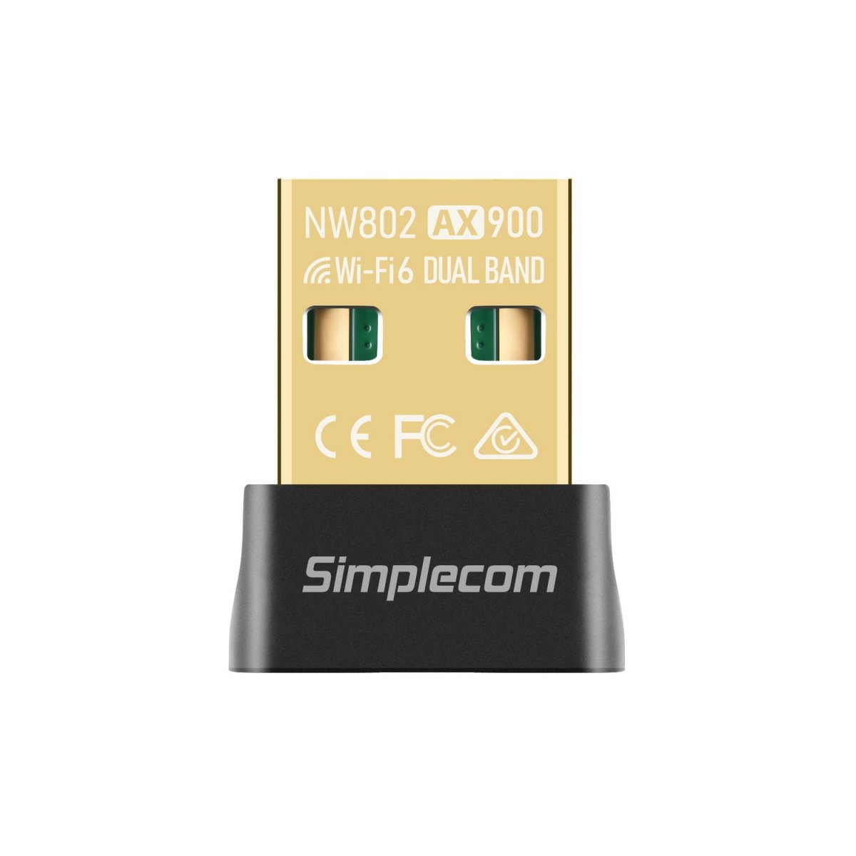 Simplecom NW802 AX900 Dual Band WI-FI 6 USB Wireless Nano Adaptor image 2