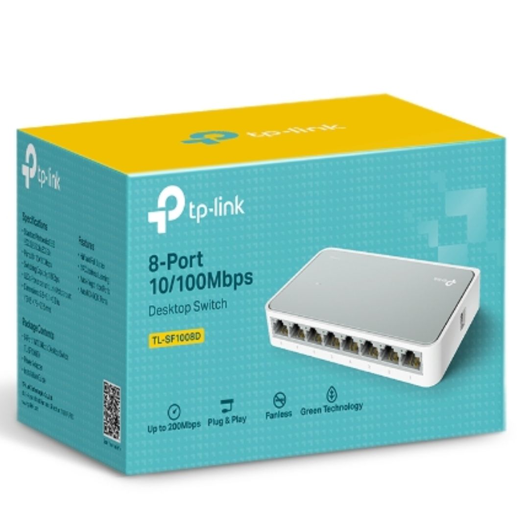 TP-Link TL-SF1008D 8-port 10/100M Desktop Switch image 3